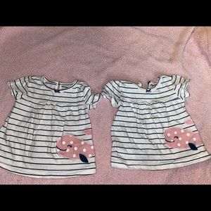 BABY GIRL WHALE SHIRT WORN ONCE NO TAGS SIZE 18